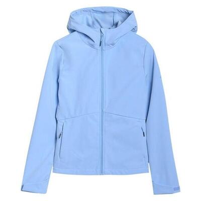 Dames wss25tsoff320 winddicht softshell jack (lichtblauw)