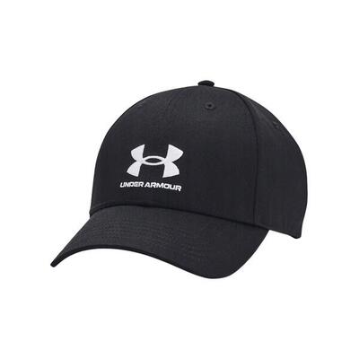 Heren baseball cap met merkopdruk (zwart)