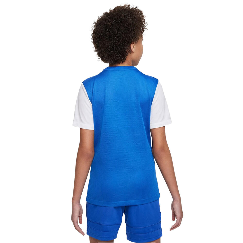 Maglietta Bambini Nike Tiempo Premier II Blu Bianco 4/5