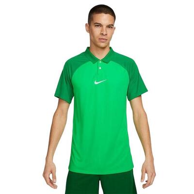 Heren academy pro poloshirt (zwart, groen)