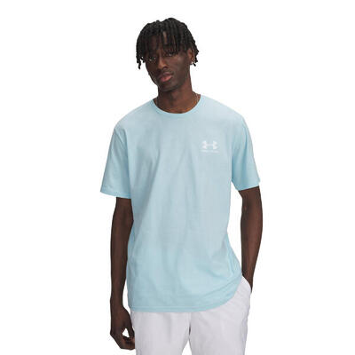 Heren sportstyle logo tshirt (lichtblauw)