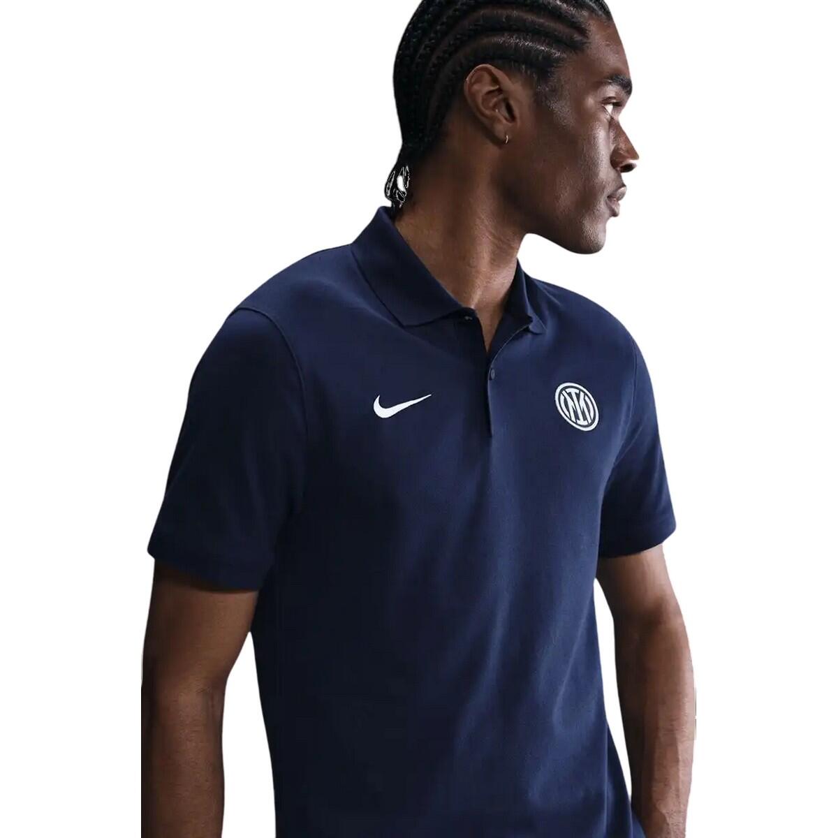 Heren Inter The  2.0 DriFIT Poloshirt (Marineblauw) 3/4