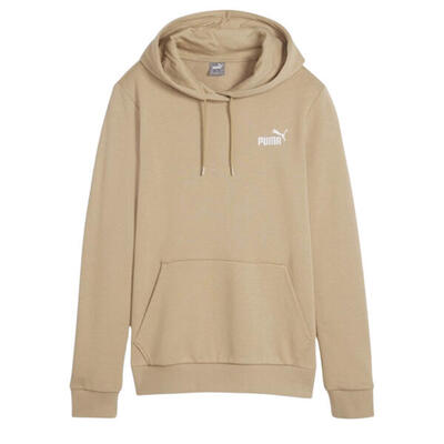 Dames essential geborduurde hoodie (beige)