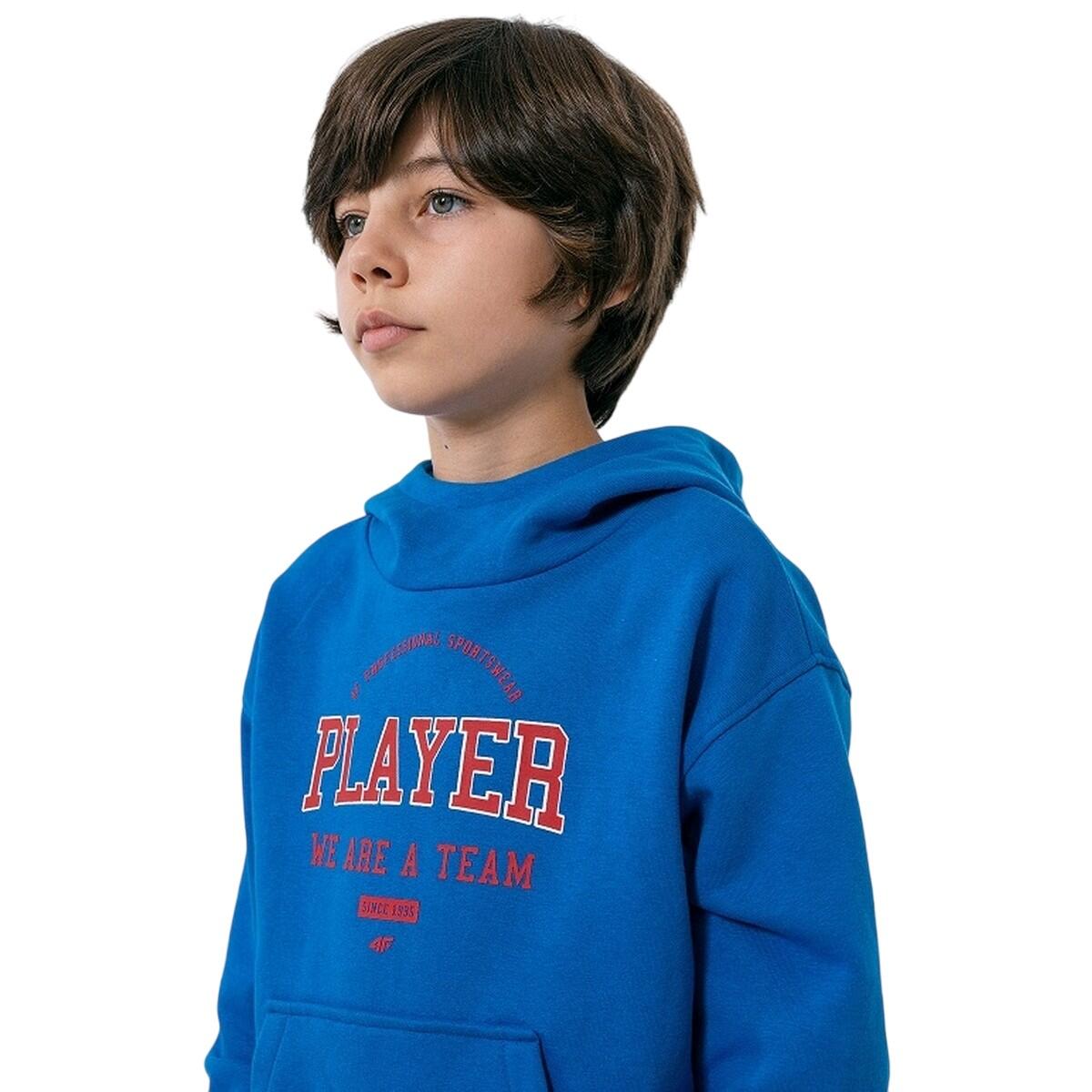 Kinder/Kinder HJZ22 pull over Hoodie (Blauw) 4/4