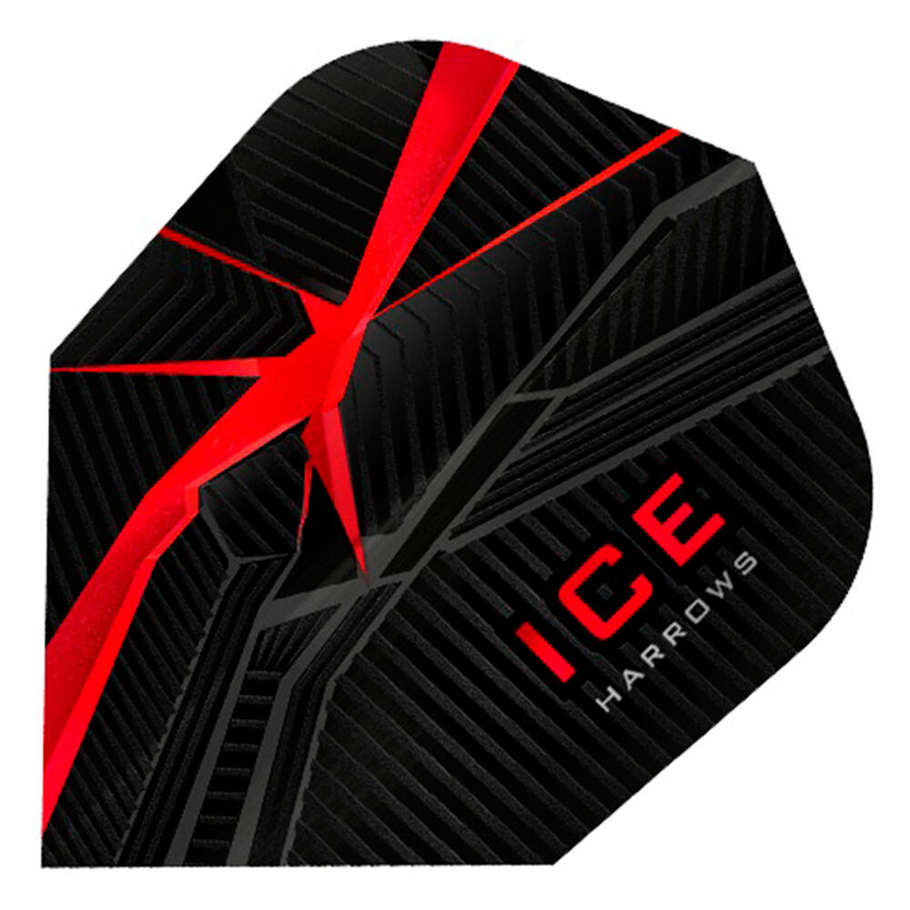 Dardos com pormenor de contraste Ice (conjunto de 3) (Preto / Vermelho) 3/3