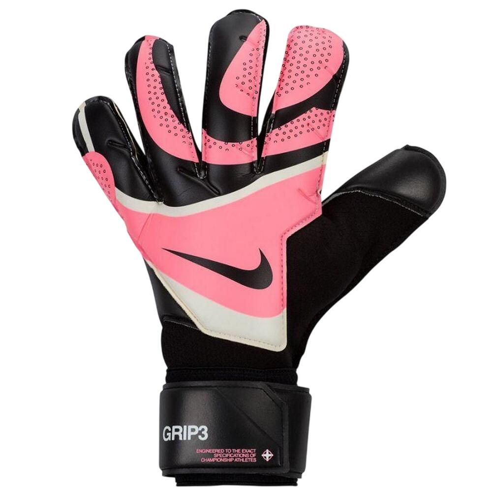 NIKE Luvas de guardaredes unissexo para adultos Grip3 Rosa / Preto