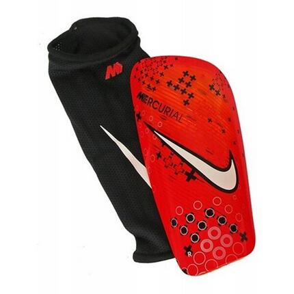 Espinilleras Mercurial Lite Negro, Rojo