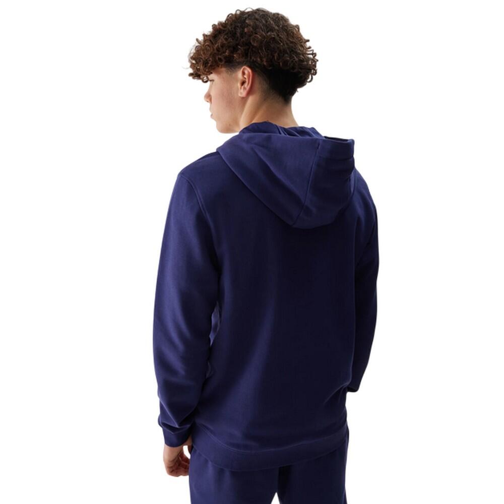 Heren WSS24TSWSM0951 Full Zip Hoodie (Marineblauw) 3/5