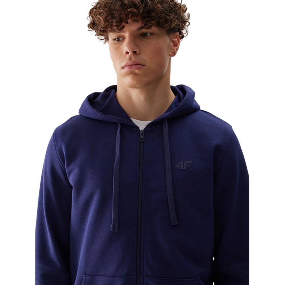 Heren WSS24TSWSM0951 Full Zip Hoodie (Marineblauw) 5/5