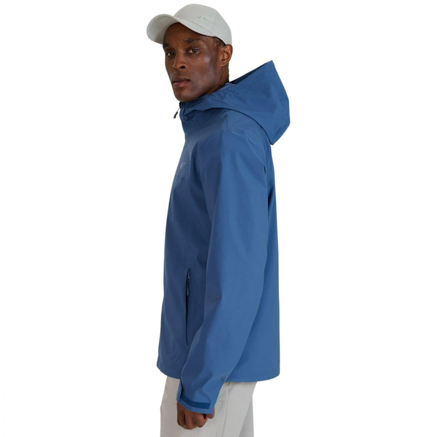 WSS25TTJAM703 Giacca Impermeabile Uomo 4F 4FWSS25TTJAM703 Blu 4/5