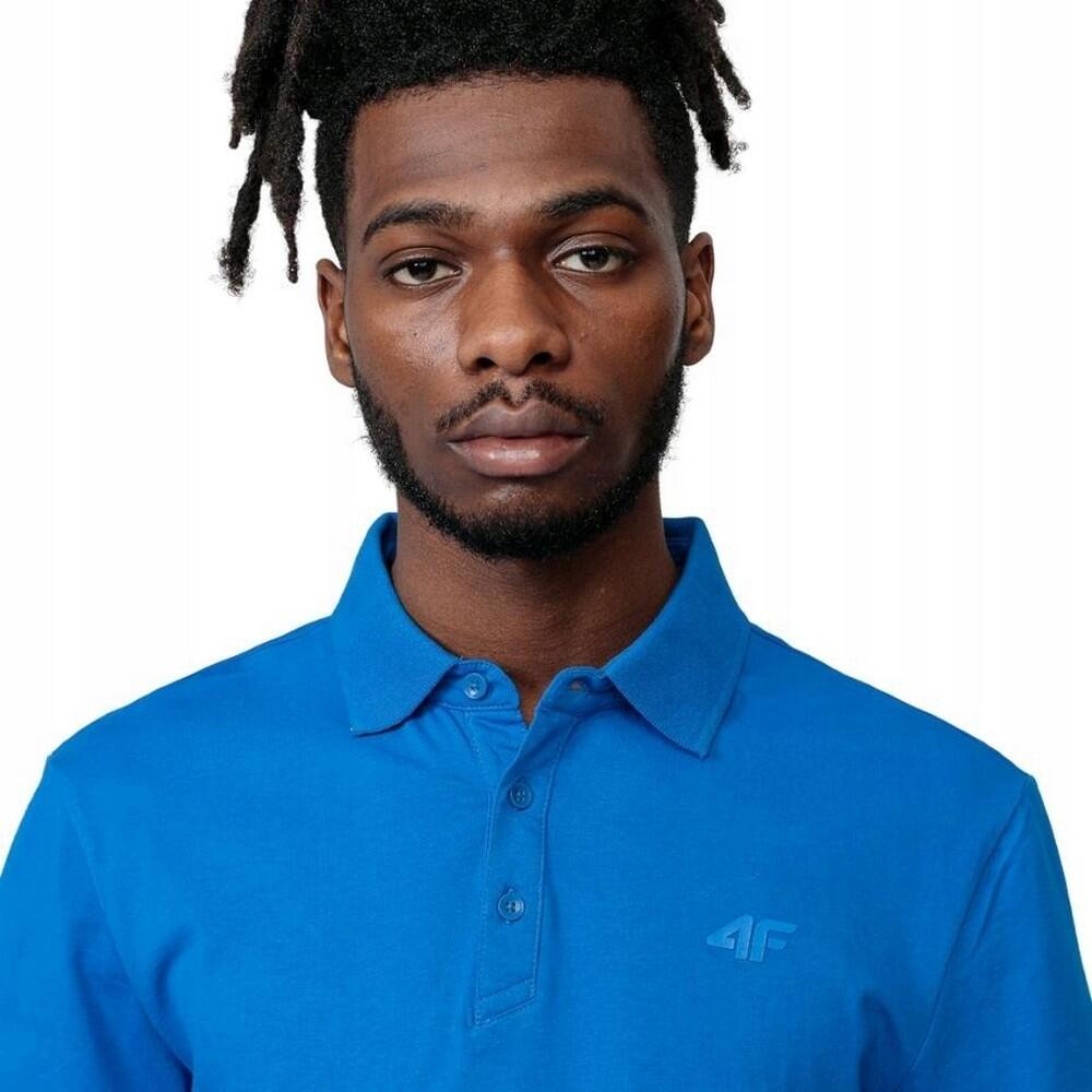 Heren H4L22 TSM355 Poloshirt (Blauw) 4/4