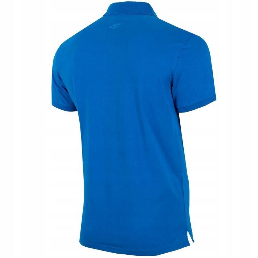Heren H4L22 TSM355 Poloshirt (Blauw) 3/4