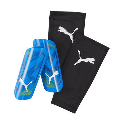Set de Protectores para Tíbia Ultra Flex Azul, Negro