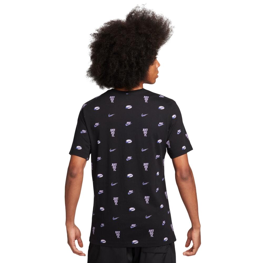 Heren sportkleding Tshirt (Zwart) 2/4
