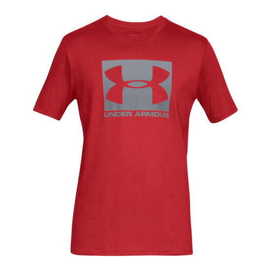 Camiseta Sportstyle Logotipo en Caja para Hombre Rojo