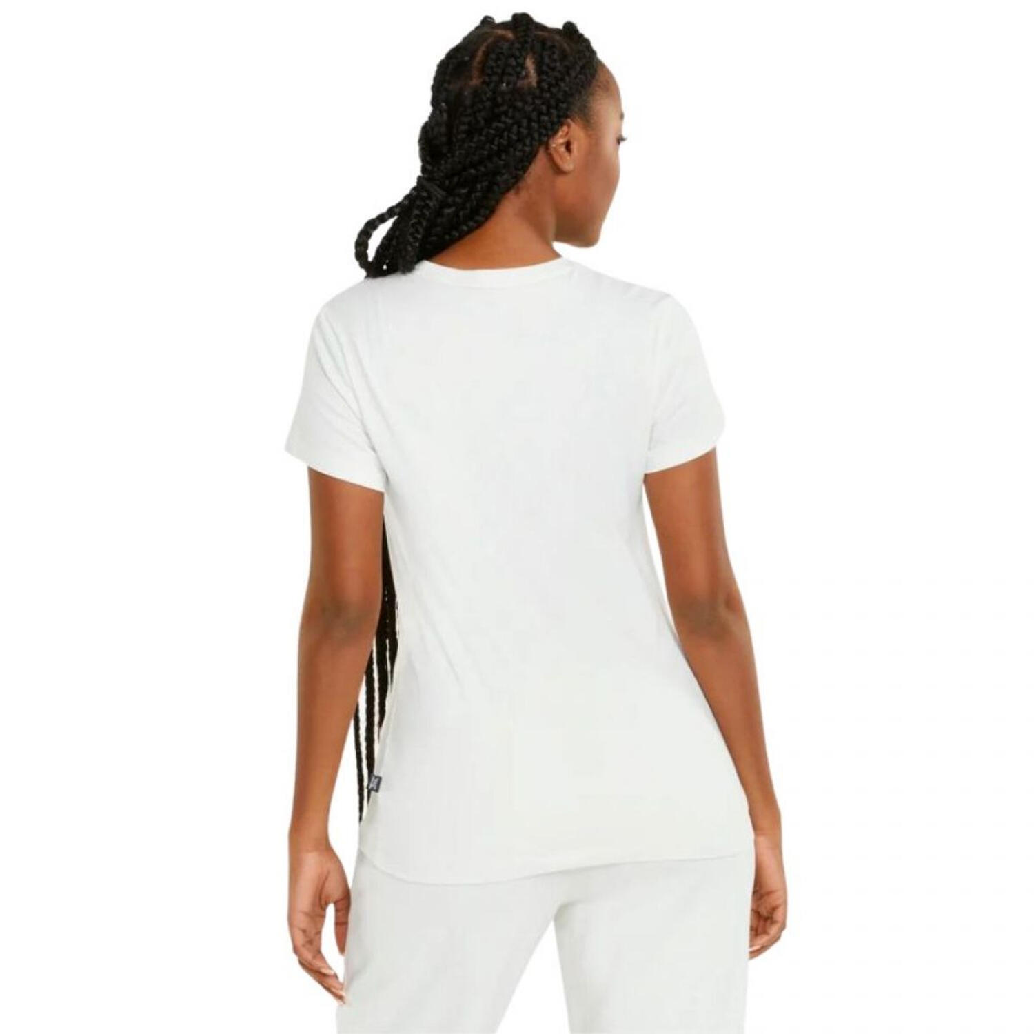 Camiseta Essential Bordado para Mujer Beige 4/7