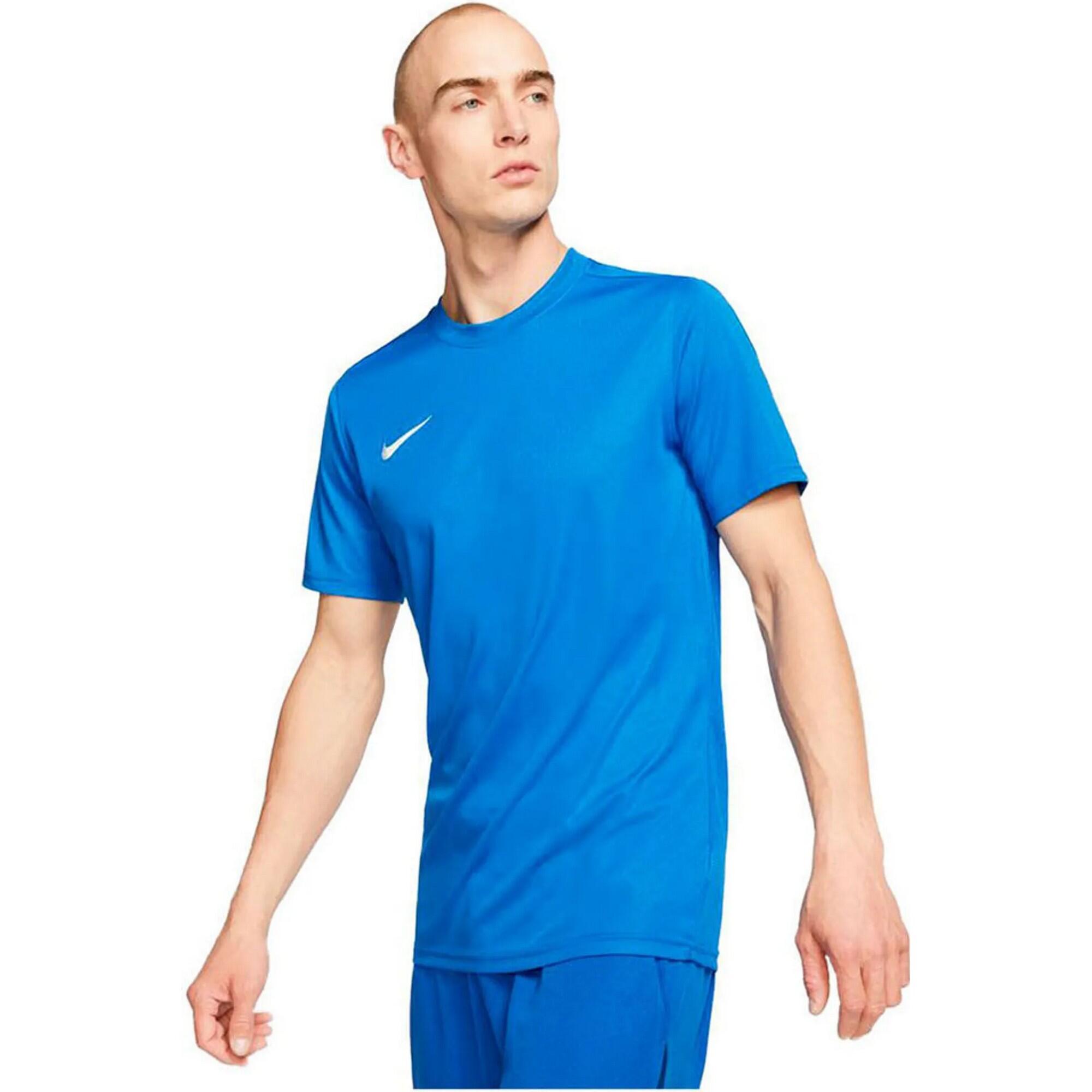 Camisola de manga curta Dry Park VII para homem (Azul Real) 3/4