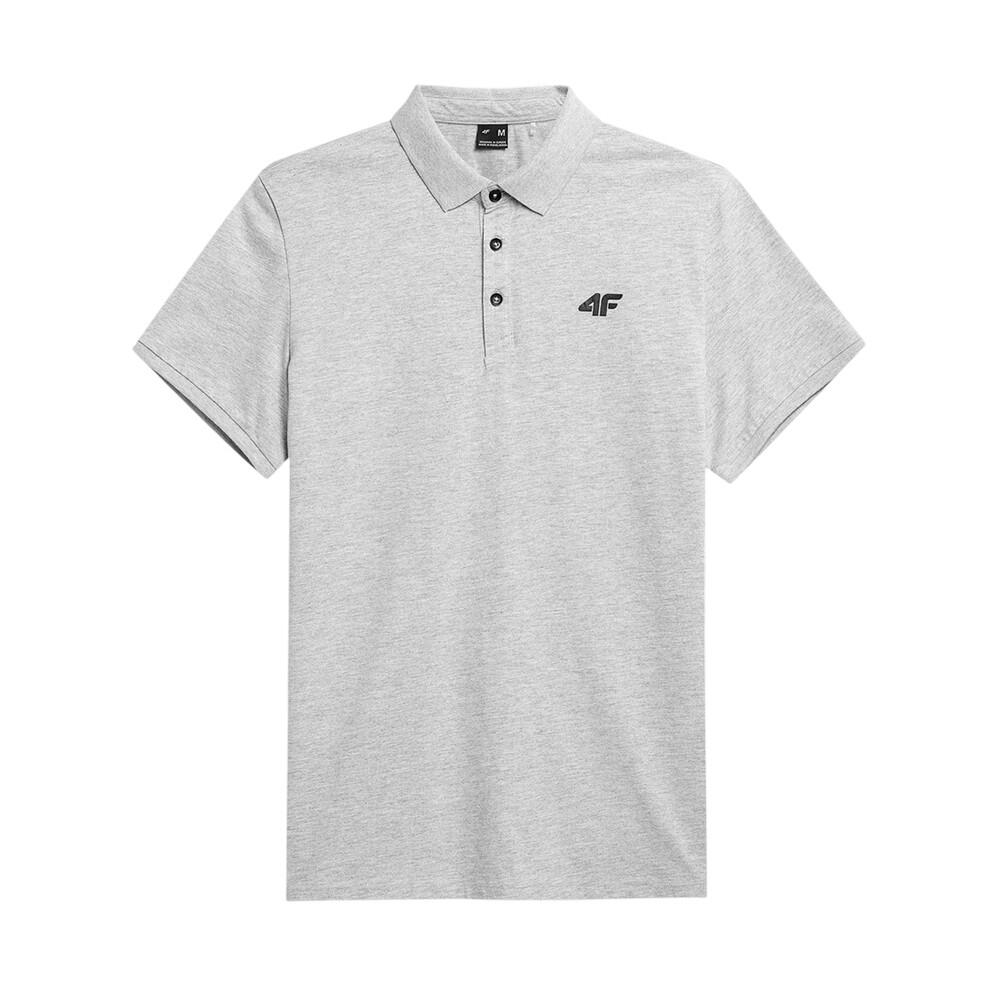 Heren H4L22 TSM355 Poloshirt (Grijs) 2/4