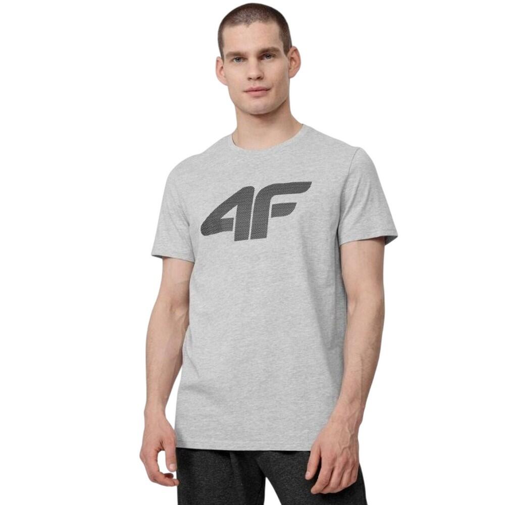 T-Shirt Logótipo H4Z22 Homem (Cinzento) 4/4