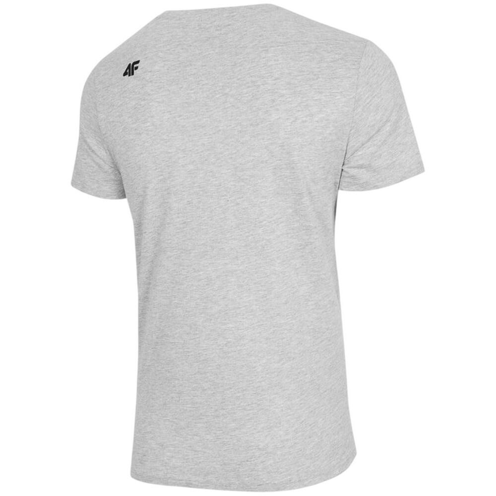 T-Shirt Logótipo H4Z22 Homem (Cinzento) 3/4