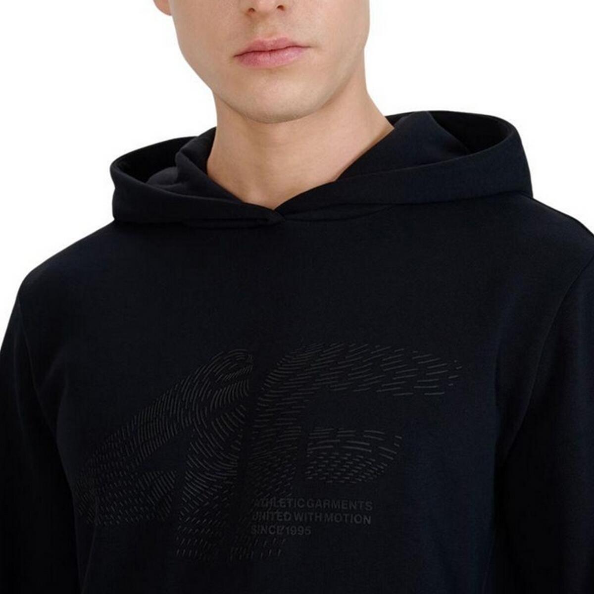 Felpa Con Cappuccio Logo Uomo 4F M1585 Nero 4/5