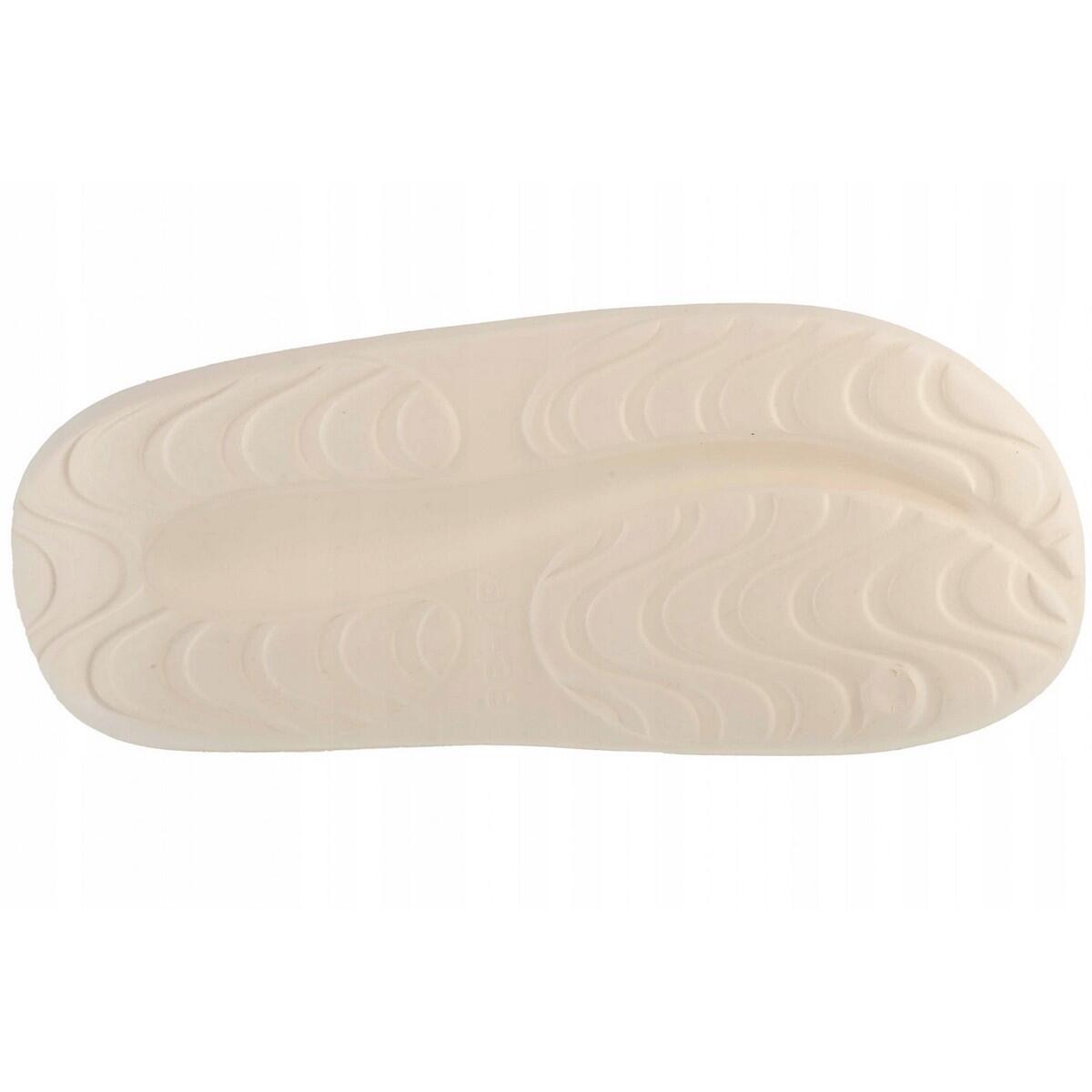 Chanclas Diseño Logotipo para Mujer Beige 4/4