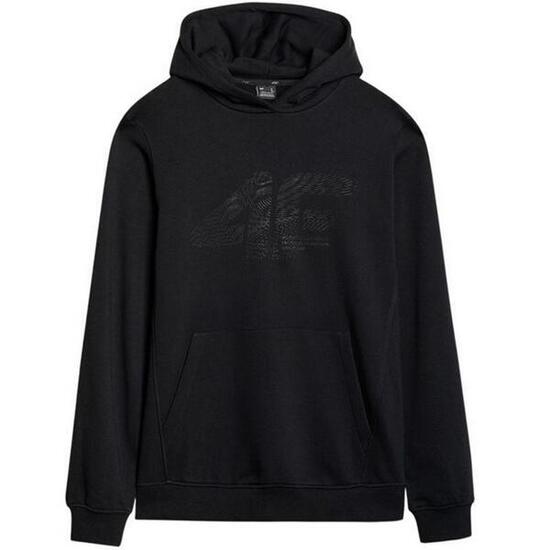 Sweat À Capuche Style Logo M1585 Homme (Noir)