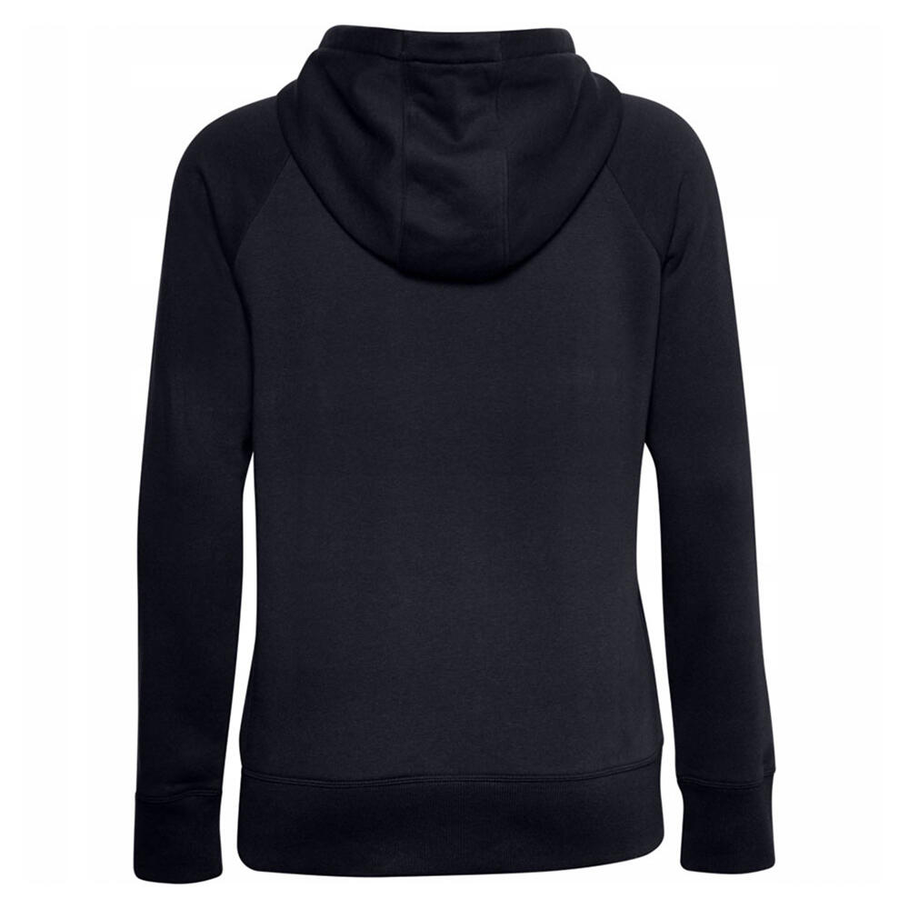 Felpa Con Cappuccio Donna Under Armour Rival Nero 2/6