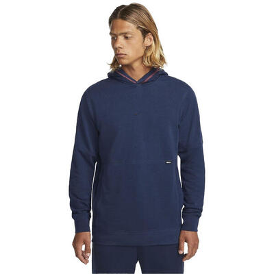 Heren fleece hoodie (zwart)