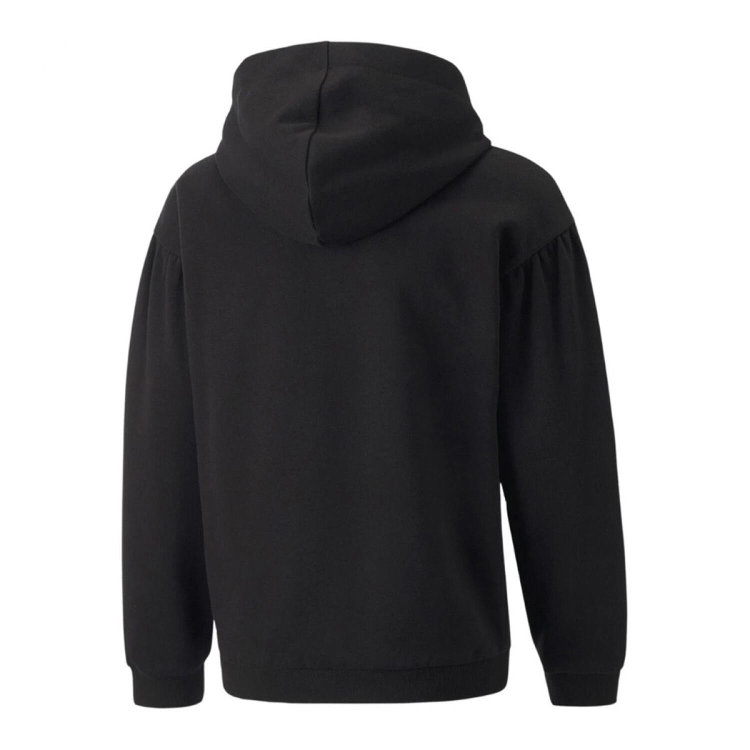 Felpa Con Cappuccio Bambini Puma Alpha Nero 2/2