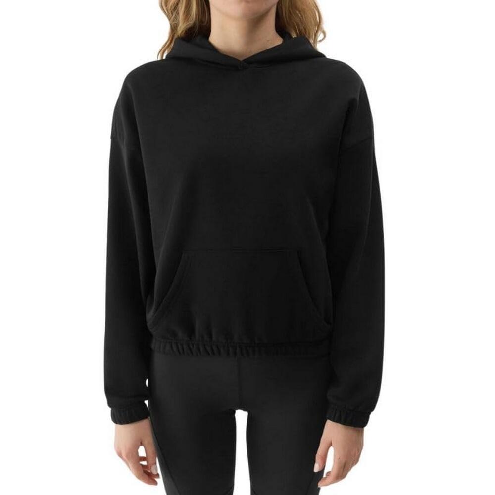WSS24TSWSF1057 Felpa Con Cappuccio Donna 4F 4FWSS24TSWSF1057 Nero 4/4