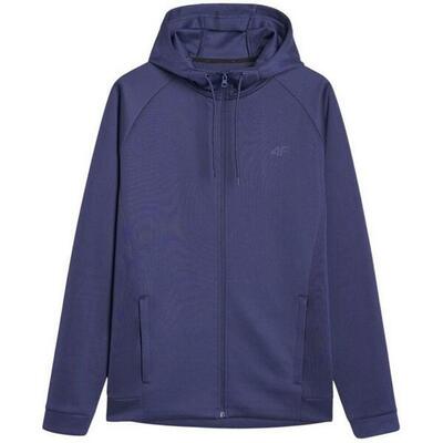 Felpa Con Cappuccio E Zip Intera Uomo 4F FNK M513 Nero