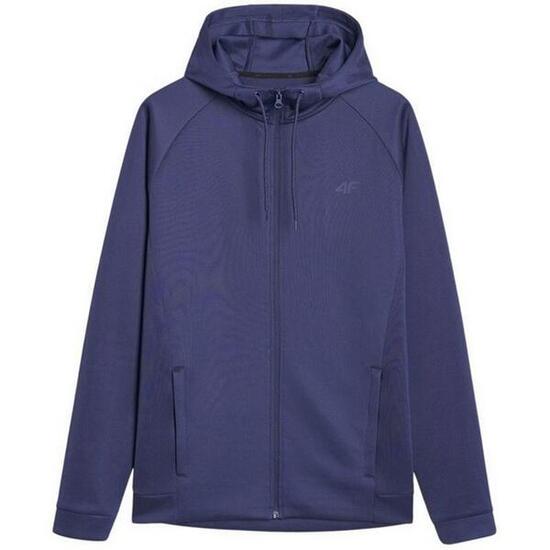 Felpa Con Cappuccio E Zip Intera Uomo 4F FNK M513 Nero