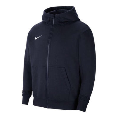 Childrens/kids park 20 fleece full zip hoodie (marineblauw)