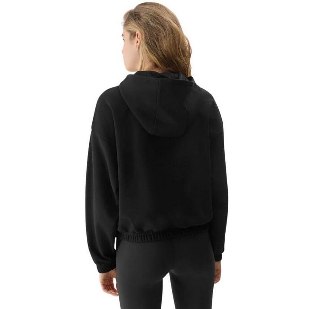 WSS24TSWSF1057 Felpa Con Cappuccio Donna 4F 4FWSS24TSWSF1057 Nero 3/4