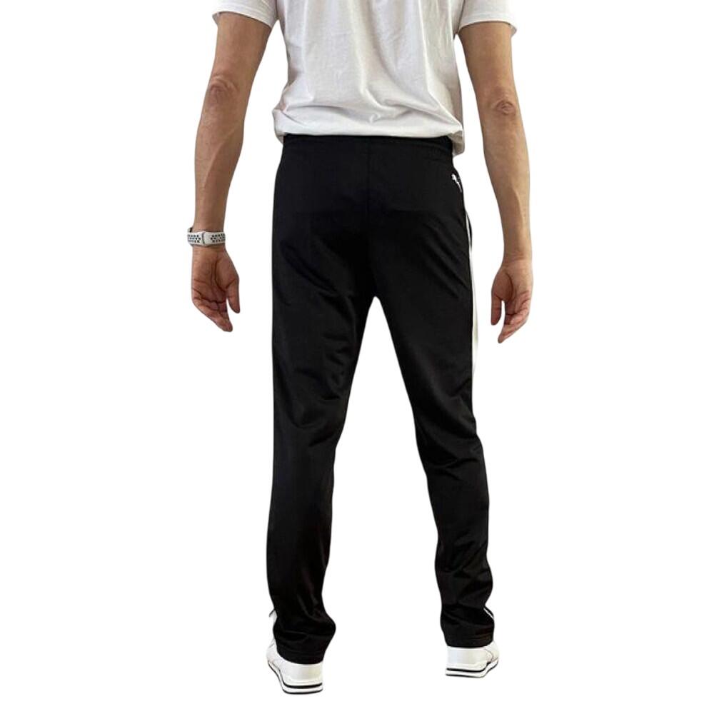 Pantalon De Jogging Style Contrasté Homme (Noir) 2/4