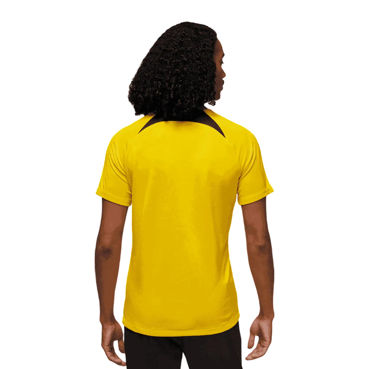 Tshirt Manches Courtes Style Paris SaintGermain ACADEMY PRO Homme (Jaune) 2/4