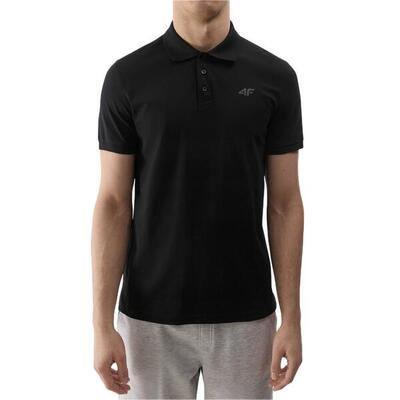 Heren m129 poloshirt (zwart)