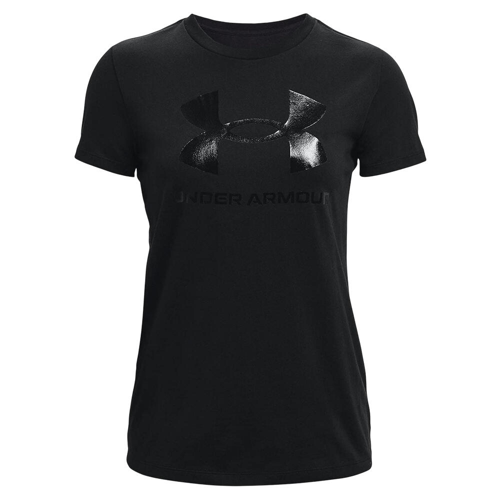 Under Armour - Tshirt Live Sportstyle Femme (noir) - T-shirt Manches Courtes - Noir - Decathlon
