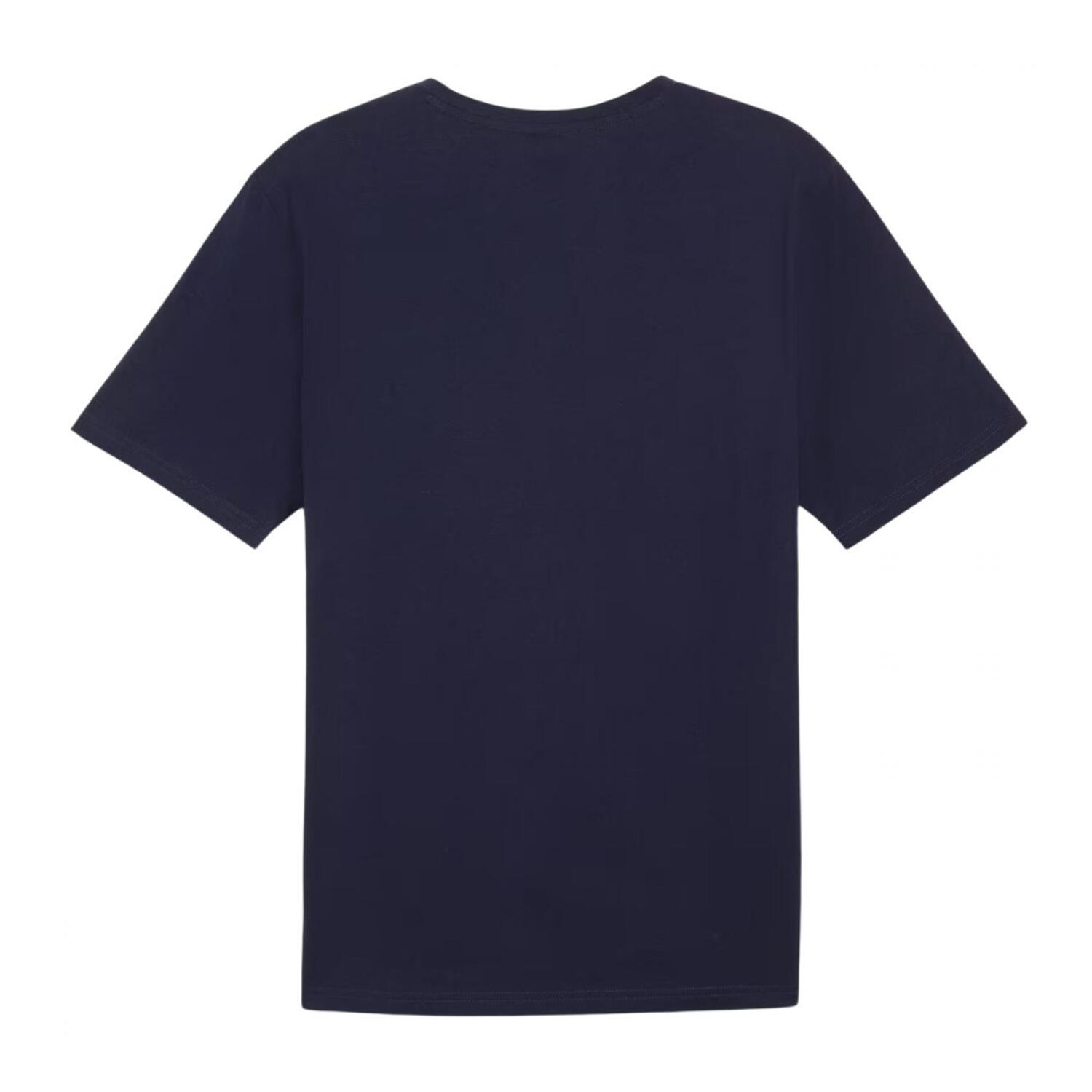 Maglia Logo Uomo Puma Team Rise Blu Navy 2/2