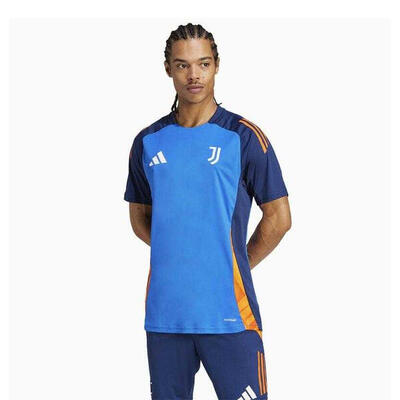 Heren tiro 24 wedstrijd adidas training tshirt (blauw)