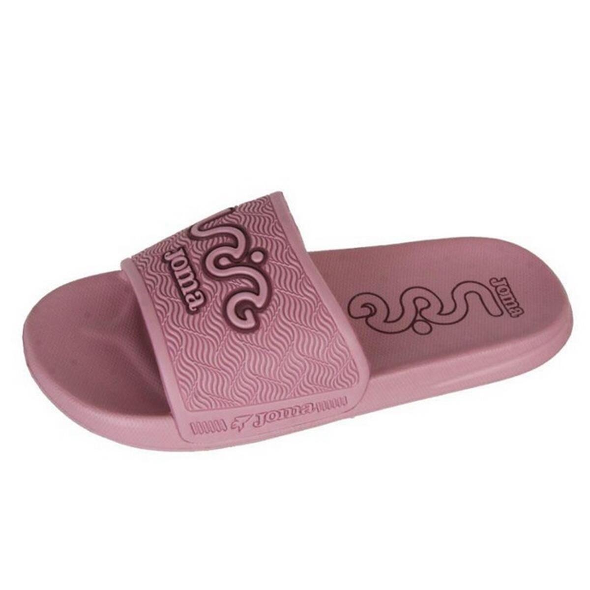 Joma - Claquettes Style Logo S.land Femme (rose) - Sabots Piscine - Rose - Decathlon