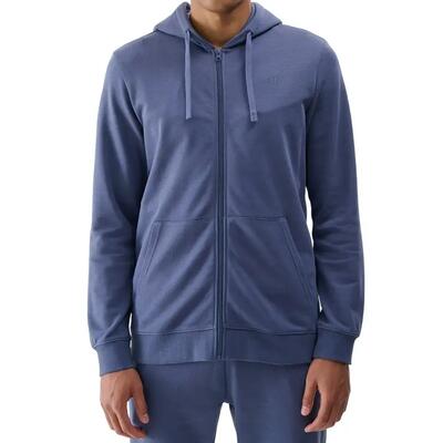 Heren wmm00tswsm1768 hoodie met volledige rits (marineblauw)