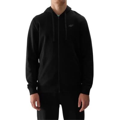 WSS24TSWSM0951 Felpa Con Cappuccio E Zip Intera Uomo 4F 4FWSS24TSWSM0951 Nero
