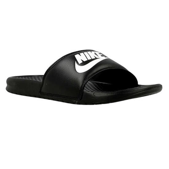 Sliders Logo Uomo Nike Benassi JDI Nero
