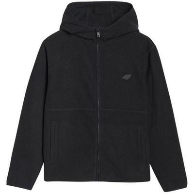 Dames wmm00tflef315 fleece full zip hoodie (zwart)
