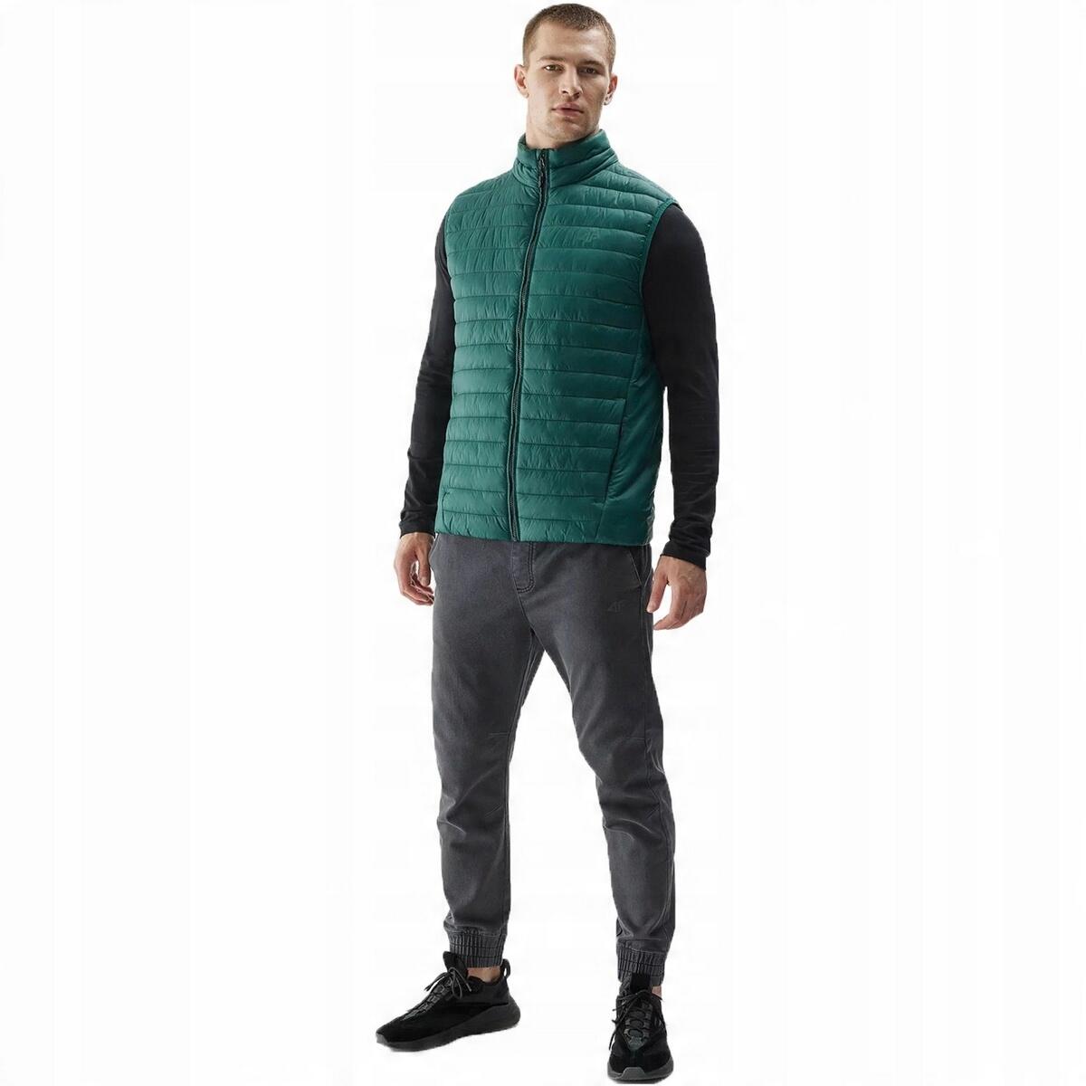 Gilet Uomo 4F M062 Verde 4/4