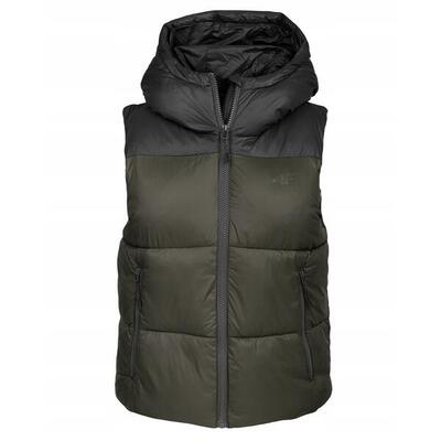 Dames h4z22 gewatteerd gilet (groen)