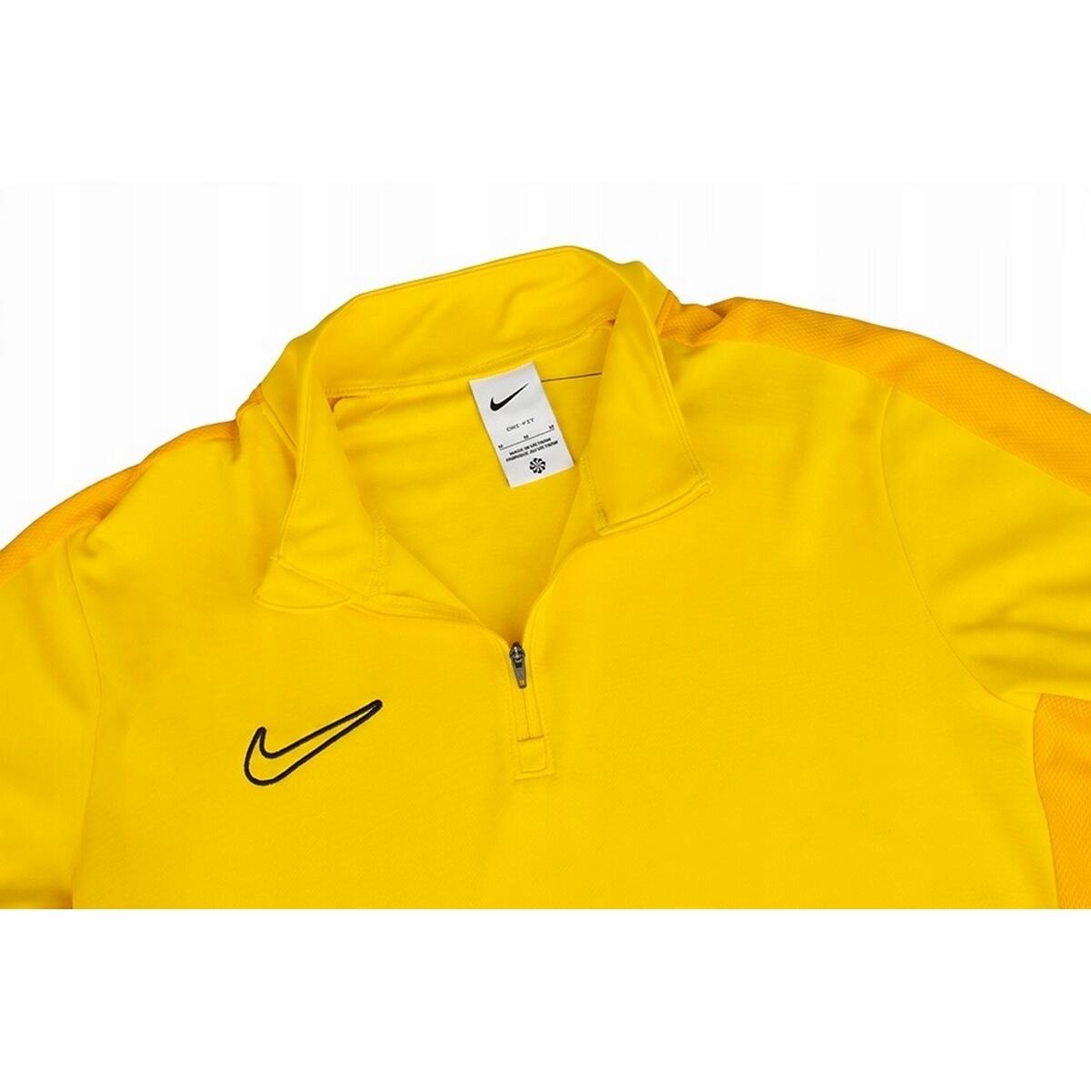 Felpa Cerniera Ad Un Quarto Uomo Nike Academy 23 Giallo 3/4