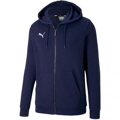 Felpa Con Cappuccio E Zip Intera Casual Con Cappuccio Uomo Puma Team Goal 23 Blu